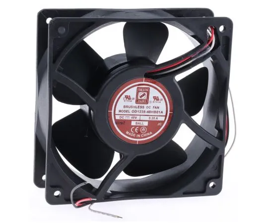 63-4894-02　RS PRO Axial Fan, 120 x 120 x 38mm, 105cfm, 9.6W, 48 V dc　619-6602