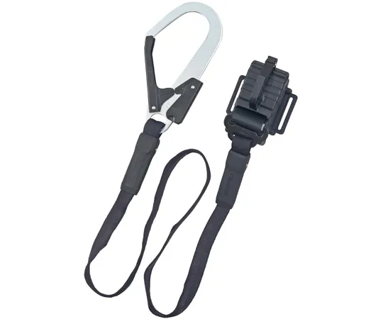 67-0338-43　Waist Belt Lanyard Flat Rope Vertical L1　B1FR150-TL1BK