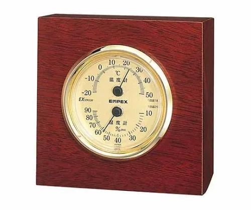 61-6866-26　Thermo-Hygrometer 82 x 83 x 40mm 200G (Gift Box)　TM-757