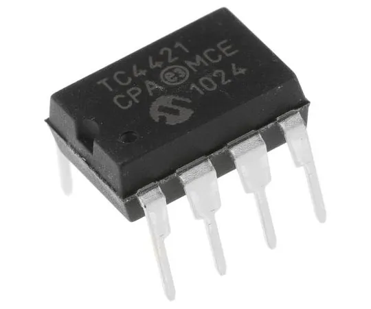 63-4726-98　Microchip TC4421CPA Low Side MOSFET Power Driver, 9A 8-Pin, PDIP　TC4421CPA