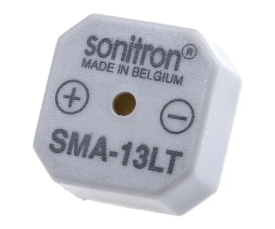 63-4755-13　Sonitron 82dB Through Hole Continuous Internal Buzzer, 2985 → 3015 Hz　SMA-13LTP7.5