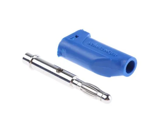 63-4790-86　Blue Male Banana Plug Screw 30 V ac, 60 V dc　FK15S BLUE