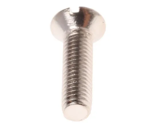 63-4816-41　RS Pro, M3 Raised (Countersunk) Head, 12mm Brass Slot Nickel Plated0.5　482-9518