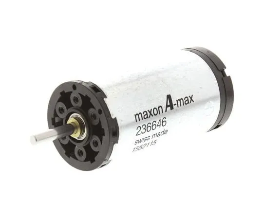 63-4790-27　Maxon Brushed DC Motor, 15 W, 18 V dc, 37.5 mNm, 5270 rpm, 4mm Shaft Diameter　236646