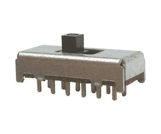 63-4925-63　PCB Slide Switch Four Pole Double Throw (4PDT) Latching 300 mA @ 30 V dc Slide　MFS401N-2-Z