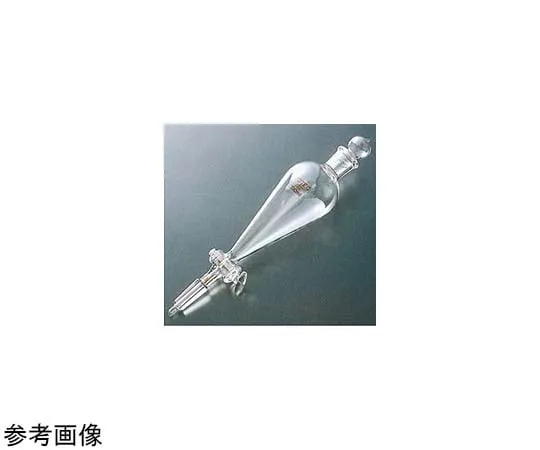 65-6843-51　Transparent Sliding Separatory Funnel  50 mL G Cock Bottom TS19/38　2108-01