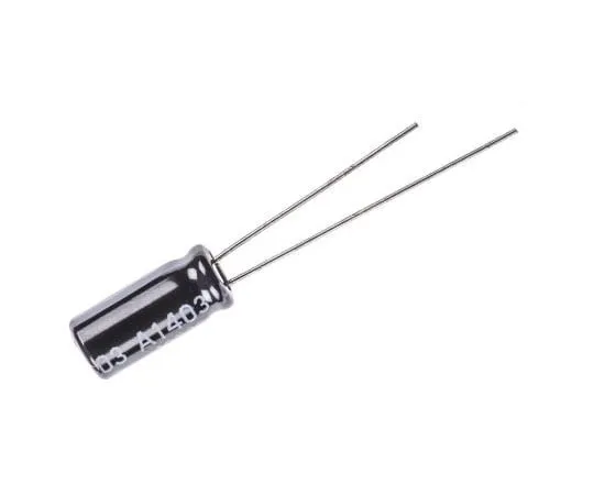 63-4721-80　Rubycon 100μF 10V dc Aluminium Electrolytic Capacitor, Through Hole 5 (Dia.) x 11mm +105°C 5mm 2mm　10YXF100M5X11