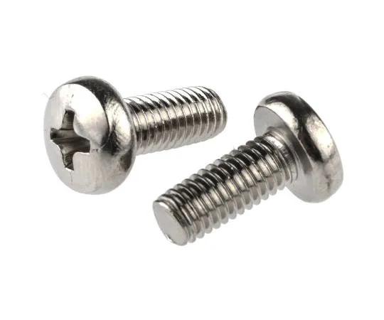 63-4816-62　RS Pro, M5 Pan Head, 12mm Brass Cross Nickel Plated0.8　483-0259