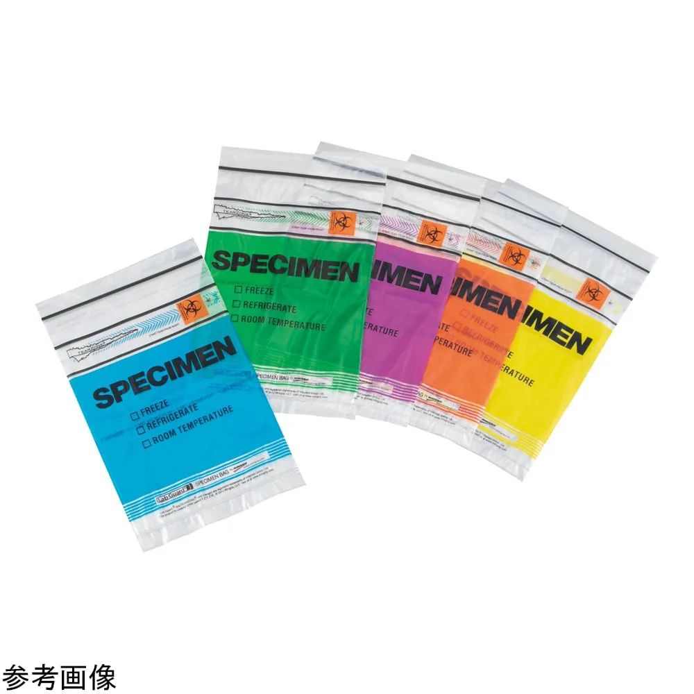 4-5041-01　Specimen Transport Bag, Color Code Blue 1000 Pieces　MGTZ69BLU