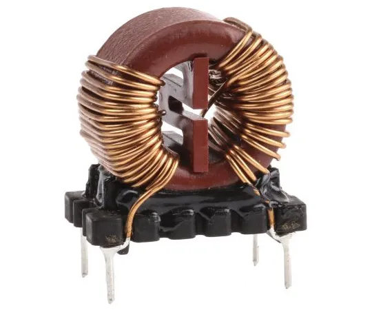 63-4825-06　Wurth 5 mH ±30% Leaded Inductor, 6A Idc, 45mΩ Rdc WE-CMB　744825605