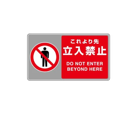 62-6137-61　Floor Carpet Signs Attention to Foot　819-554