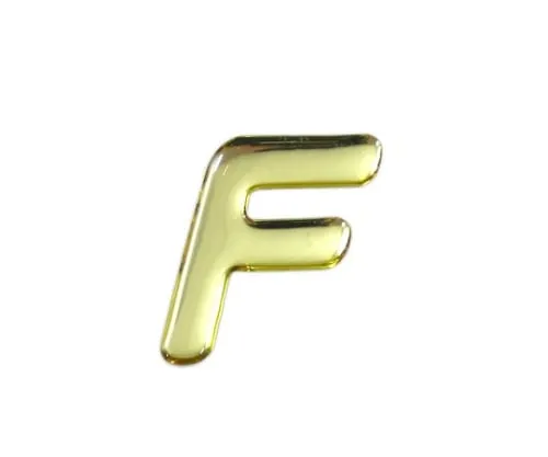61-7426-97　Gold Metal Characters F 35mm x 1mm　GM35-F