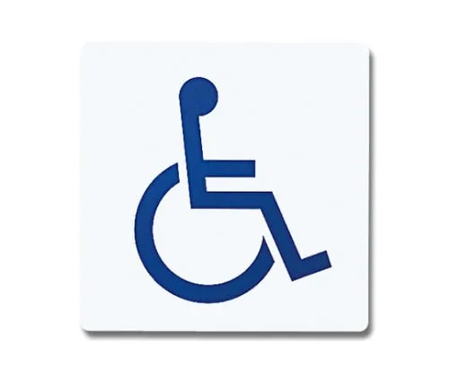 61-7420-57　Handicapped Mark 300mm x 300mm x 1mm　PH3030-11