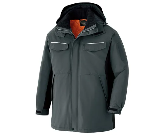 65-1321-63　VERDEXCEL Cold Protection Coat Charcoal Gray x Black S VE1041-UE-S　VE1041-UE-S