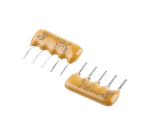 63-4852-13　Bourns Bussed Resistor Network 1kΩ ±2% 4 Resistors, 0.63W Total, SIP package 4600X Through Hole　4605X-101-102LF