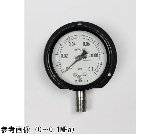 65-4293-48　Sealed Pressure Gauge (60Φ) Vertical B Frame 0.1 MPa　BA10-273