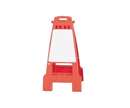62-6115-17　Sign Stand White Plain Body Orange　868-81