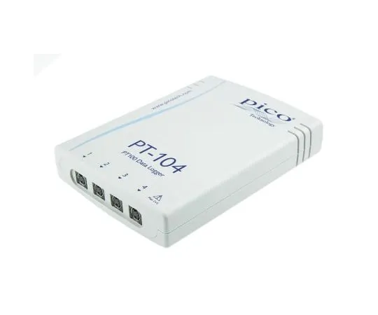 63-5011-44　Pico Technology PT-104 Resistance, Temperature, Voltage Data Logger, Maximum Voltage Measurement 2.5 V, 115 mV,　PT-104