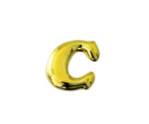 61-7421-10　Gold Characters Small C　ABG15-C
