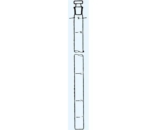 65-8671-45　Turbidity/Chromaticity Colorimetric Tube TS Sliding Part 19 30 cm 100 mL (with Scale)　203-100