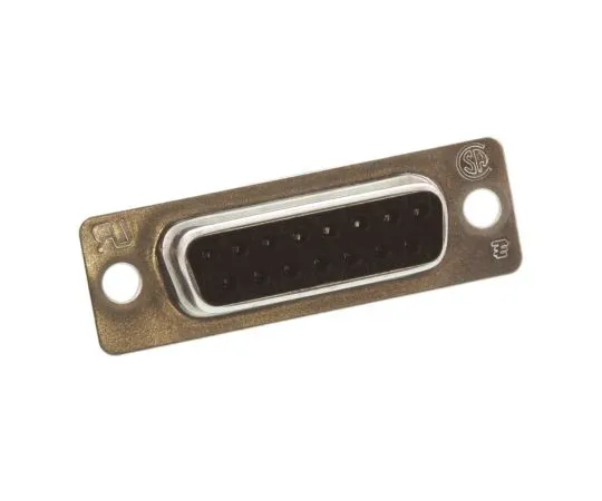 63-4825-18　TE Connectivity AMPLIMITE HD-20 Series Panel Mount, 15 Pin D-sub Connector Socket, Shell Size A　5-747909-2