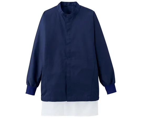 65-1243-56　Work Clothes, Unisex Long Sleeve Blouson, for Food Industry Navy SS VEH309W-UE-SS　VEH309W-UE-SS