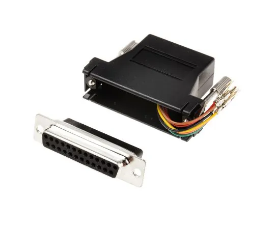 63-4654-83　RS PRO D Sub Adapter Female 25 Way D-Sub to Female RJ11　818-687