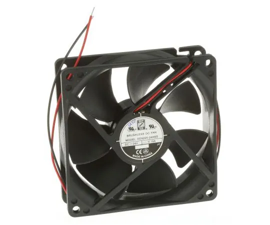 63-4933-42　RS PRO Axial Fan, 92.5 x 92.5 x 25mm, 52cfm, 3.4W, 24 V dc　668-8845
