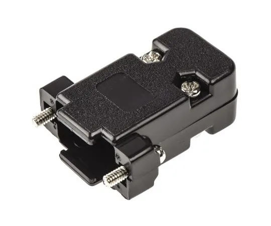 63-4790-95　MH Connectors MHCCOV Series ABS D-sub Connector Backshell, 9 Way, Strain Relief　MHCCOV-9SC-BK