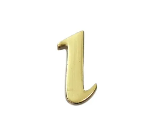 61-7430-88　Brass Gold Characters Small Characters L　QS20-L