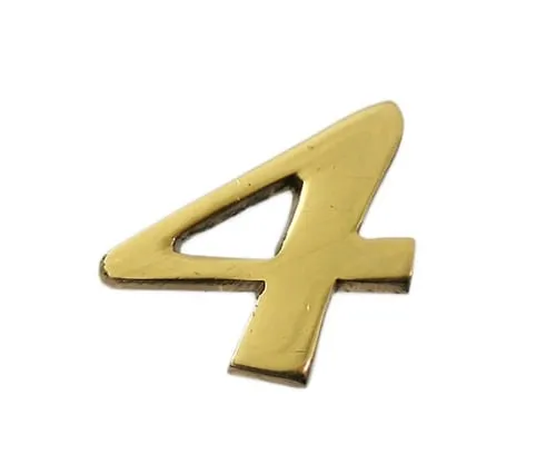 61-7430-41　Brass Gold Characters 4　QL20-4