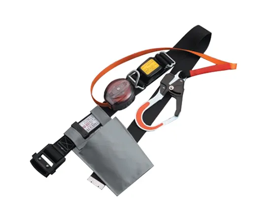 62-3982-57　［Discontinued］Light Weight Winding Type Safety Belt Smoke　NO.RU-202