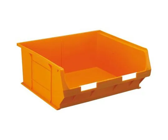 63-4806-59　RS Orange Plastic Stackable Storage Bin, 180mm x 419mm x 376mm　469-6740