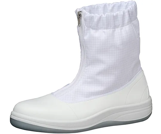 64-8053-48　JIS Standard, Electrostatic Safety Shoes, for Women, Half Hood White 22.0 cm LSCR1200-HH-W-22.0　LSCR1200-HH-W-22.0