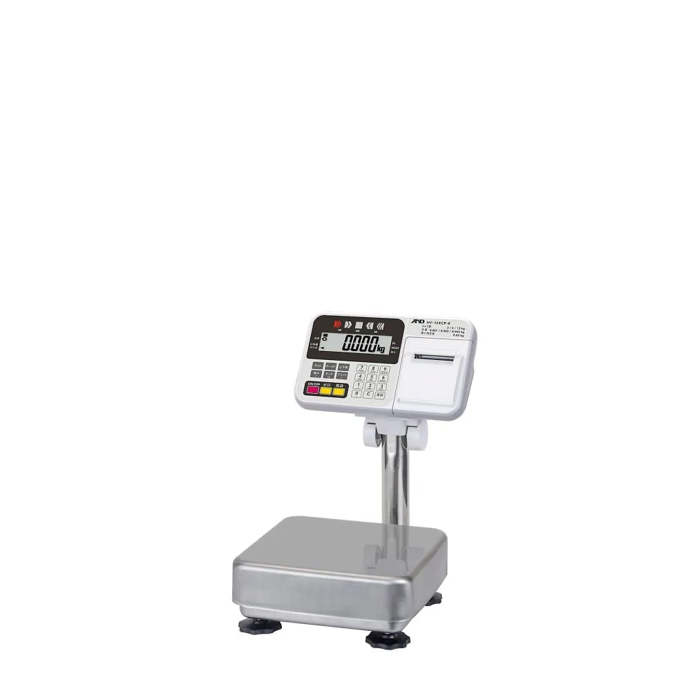 64-0694-51　Hakari Dust Control Waterproofing Digital Scale Printer Integrated HV-CP-K Series with Certification　HV15KCP-K