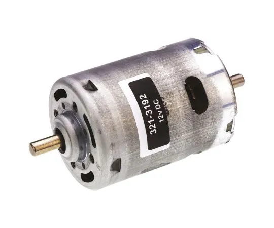 63-4763-63　RS Pro DC Motor, 80.16 W, 12 V dc, 92.13 mNm, 8311 rpm, 6.35mm Shaft Diameter　321-3192