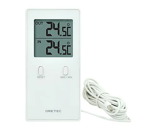 61-3523-08　［Discontinued］Indoor/Outdoor Thermometer "RECTA"　O-236WT