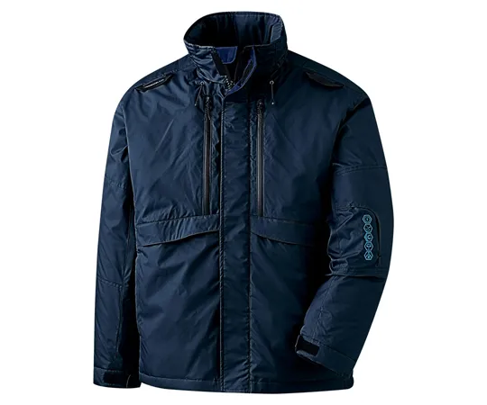 65-1323-35　VERDEXCEL Harness Compatible Cold Protection Jacket Navy SS VE2057UE-SS　VE2057-UE-SS