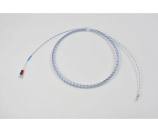 64-3426-16　Temperature Sensor [thermocouple K] Duplex (tip welding) Type (Class2 Glass Coating) - Round Tip Terminal -　TH-8294-1-M