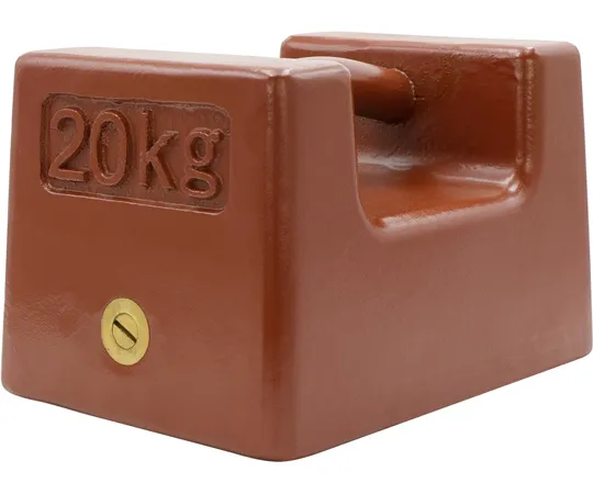 65-6908-89　Cast Iron Pillow Type Calibration Weight M1 Class 20 kg with General Calibration　AD1606-20KM1-A