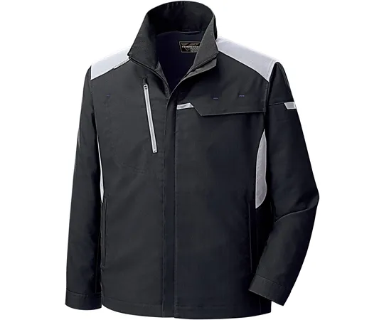 67-6634-60　All Year Work Wear Anti-static JIS Compliant Product Verdexelflex Unisex Jumper Middle Gray SSS Size　VE769-UE-SSS