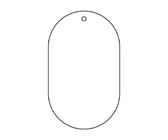 62-6131-71　Valve Name Display Plate (Long Angle Type) White Plain　459-15