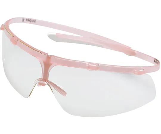 67-6631-28　ANSI/EN Standard Product Safety Goggles x -9172P uvex super g Pale Pink (Anti-Fog Finish)　X-9172-412