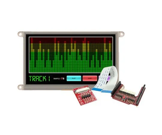 63-4682-12　4D Systems gen4-uLCD-70DT-AR TFT LCD Colour Display / Touch Screen, 7in, 800 x 480pixels　gen4-uLCD-70DT-AR