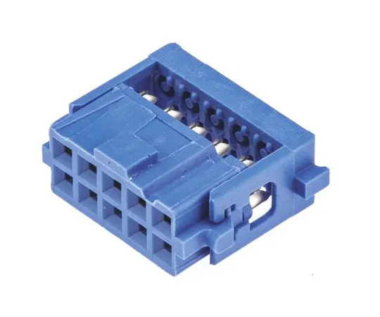 63-4798-44　TE Connectivity AMP-LATCH 609 Series 2.54mm Pitch Right Angle Cable Mount IDC Connector, Socket, 10 Way, 2 Row　1658526-5
