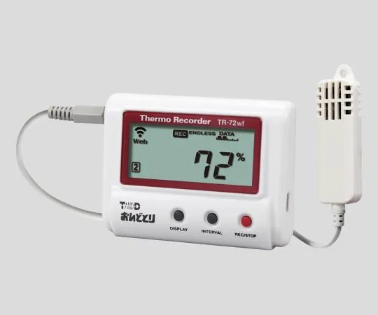 1-1880-11　［Discontinued］ONDOTORI Thermo-Hygro Data Logger (Wireless LAN, High Accuracy Type)　TR-72wf-H