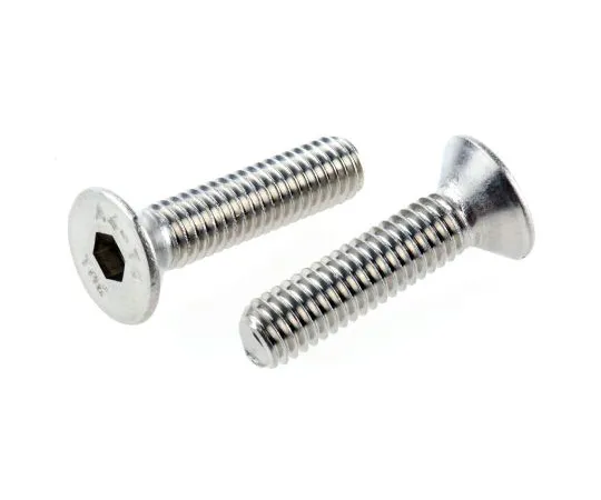 63-4739-52　RS M6 x 25mm Hex Socket Countersunk Screw Plain Stainless Steel　232-8495