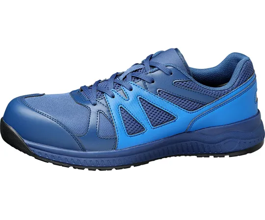 67-6634-06　JSAA Class A Certified Active Safety Work Sneakers AS-10 Slim Design (Width EE) Navy 22.0 cm　AS-10NV-22.0