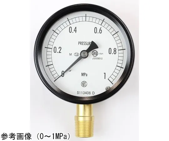 65-4295-90　Sealed Pressure Gauge (75Φ) Vertical A-Frame for Steam 0.6 MPa　BC10-181