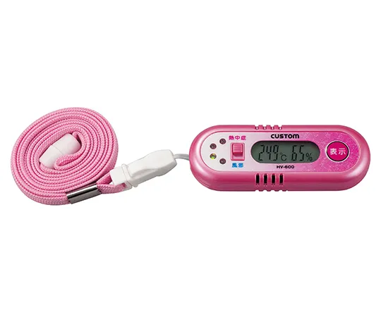 8-4727-01　［Discontinued］Heat stroke and cold checker (pink)　HV-600P